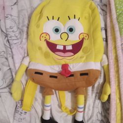 Sponge Bob Backpack & Blanket $35 Dlls. 