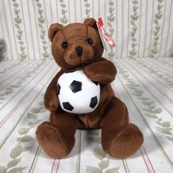 Sweeper The Bear Beanie Baby Basketball Sports Teddy Collection Retired 