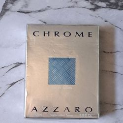 NEW & SEALED AUTHENTIC AZZARO CHROME MEN'S LARGE SIZE SPRAY 35$