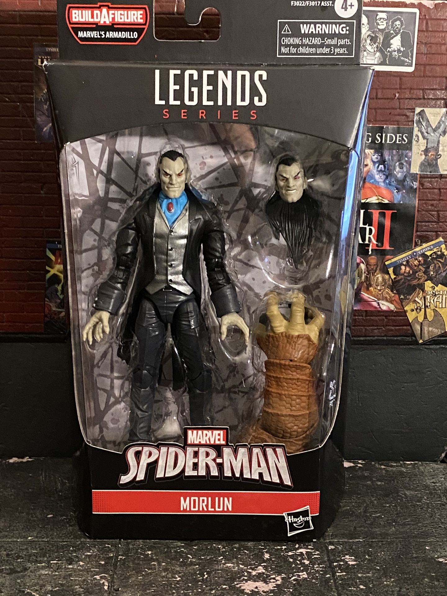 Marvel Legends Series Spider-Man Morlun Action Figure - Armadillo Build A Figure