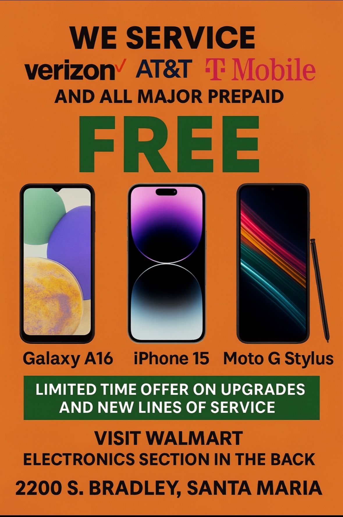 Pay Zero Down Today Get A Free Phone Paid $45 Monthly No Contracts