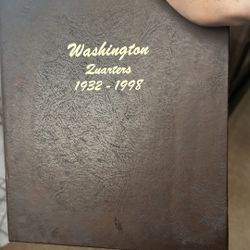 Washington Quarter Silver Album (1932–1998) – 113 COINS – 76 SILVER QUARTERS – 13.7 oz Silver