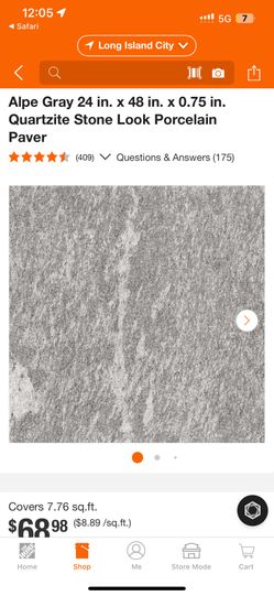 Porcelain Paver