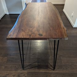 Counter Height Live Edge Table
