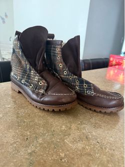 Tory Burch boots (missing laces)