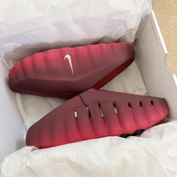 Brand new  Nike Mind 001 Team Red Chrome University Red Slides