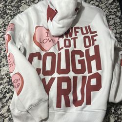 Awful Lot Of Cough Syrup Vday Hoodie. First Release. 