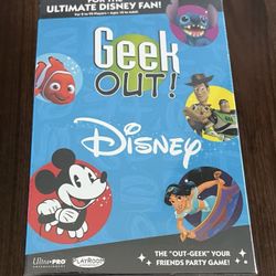 Playroom Ultra Pro Geek Out! Disney Trivia Party Game Brand New Sealed Unopened