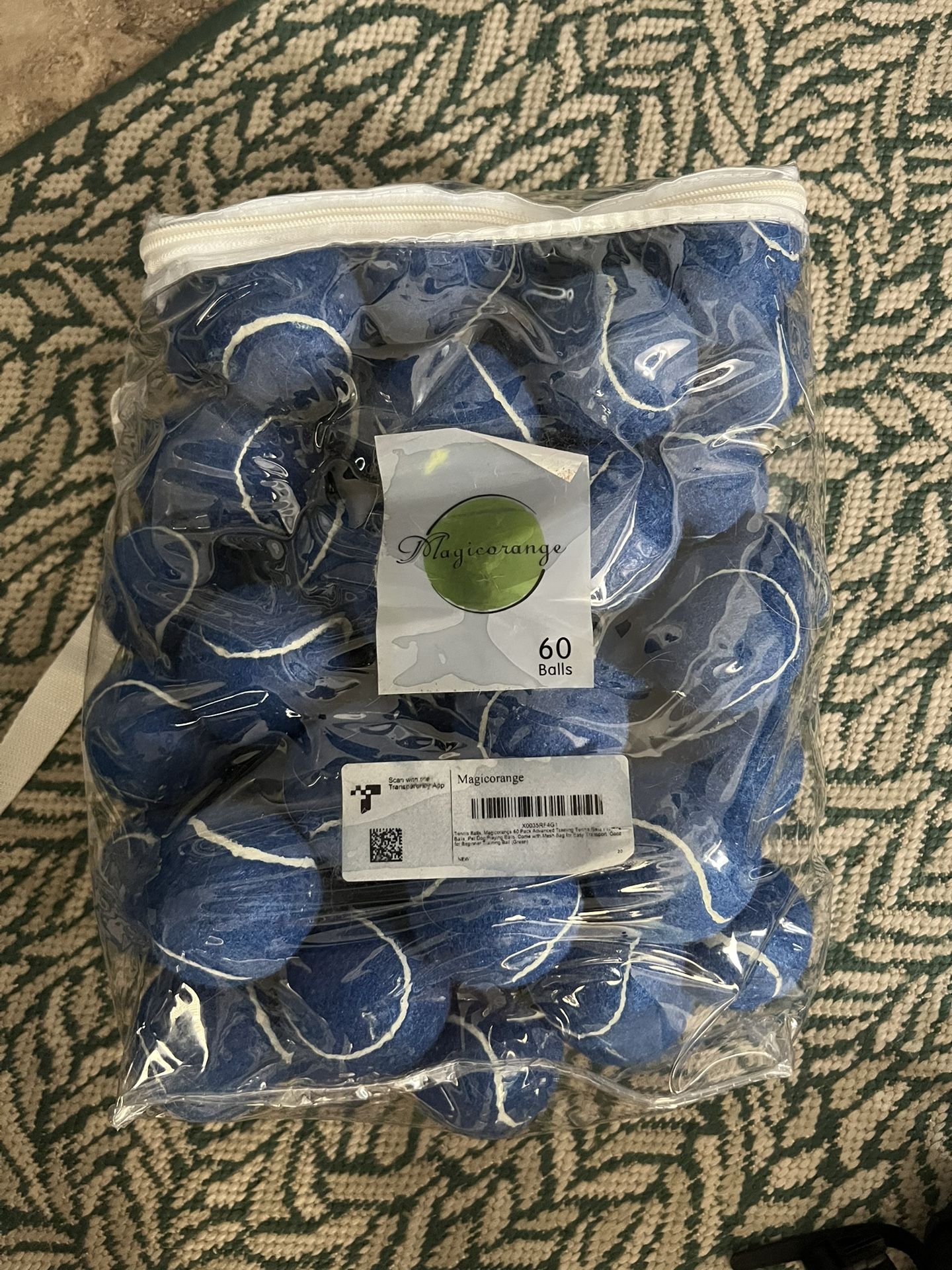 Blue Tennis Balls For Dogs