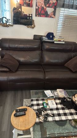 Leather couches /recliner