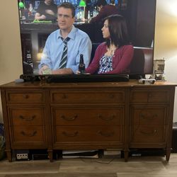 Antique Dresser And Side Table