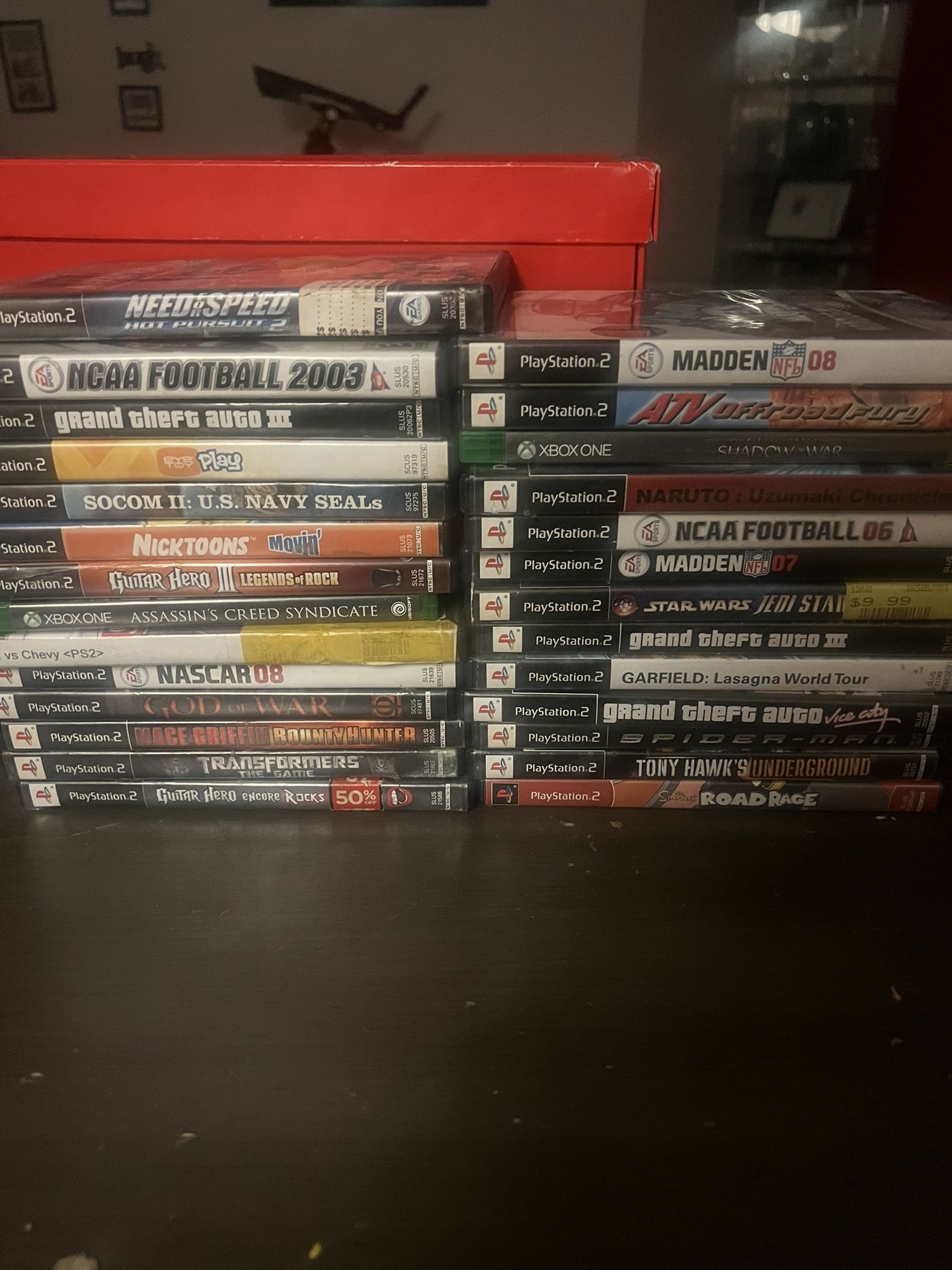 Lots Ps2 Game And Xbox