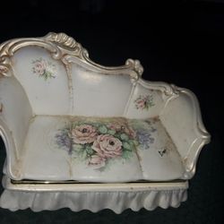 Vintage Berger Couch Jewelry Box