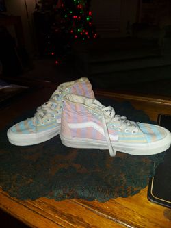 Vans High-Top Sneakers Pastel Stripe