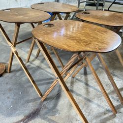 Mid-Century Retro Painters Pallet TV Trays