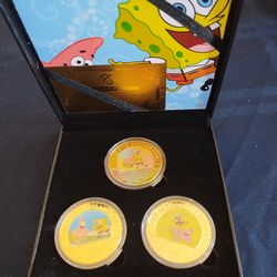 24kt gold plated coin set