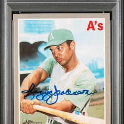 2019 Reggie Jackson Topps Heritage Real One Auto PSA10