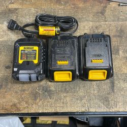 Dewalt 20v Batteries And Charger