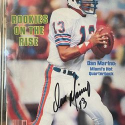Dan Marino signed magazine $250.00 CASH