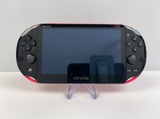 Modded PS Vita Slim (Pink/Black) – 128GB, Tons of Games