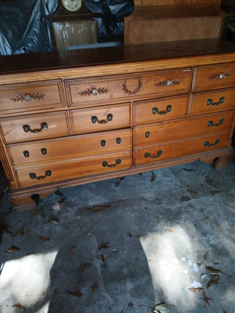 Long Dresser with Mirror