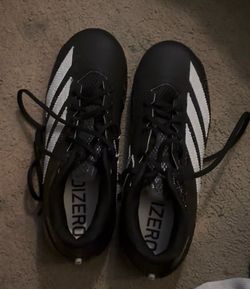 Adizero football cleats + helmet visor