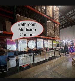 Sales Starting at $50.00!! New Mirror Medicine Cabinet Round Rectangle With or without LED Light