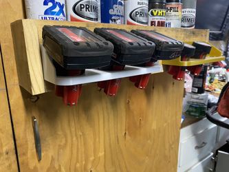 Milwaukee M12 battery holder wall mount