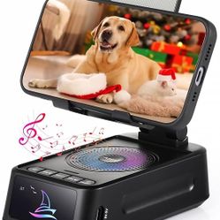 Cell Phone Stand with Bluetooth Speaker Led Light