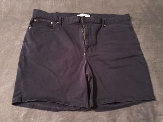 Amazon Essentials Mens Dark Navy Blue Denim Shorts