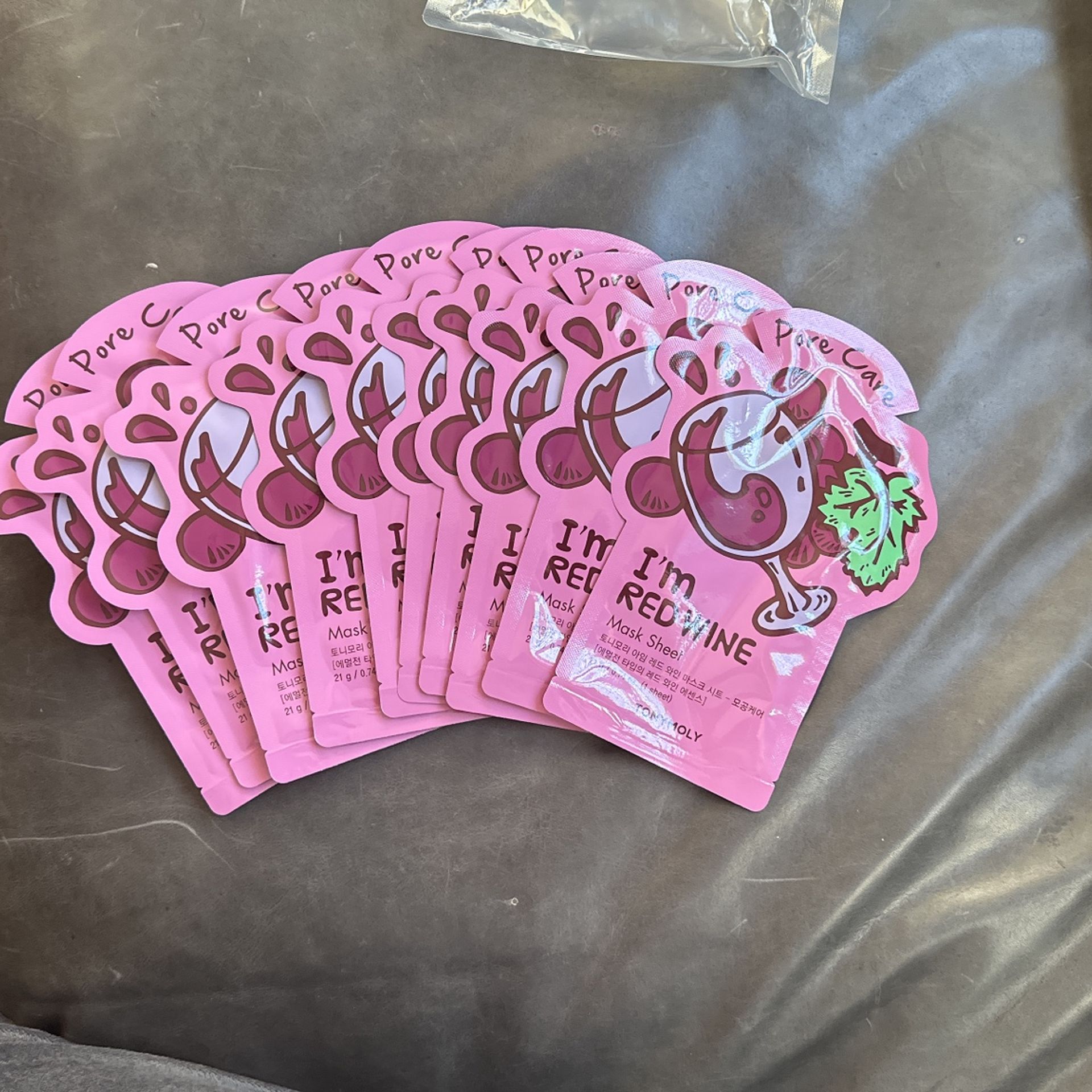 New TONY MOLY TONYMOLY Face Masks I’m red Wine 10 Korean Beauty Products