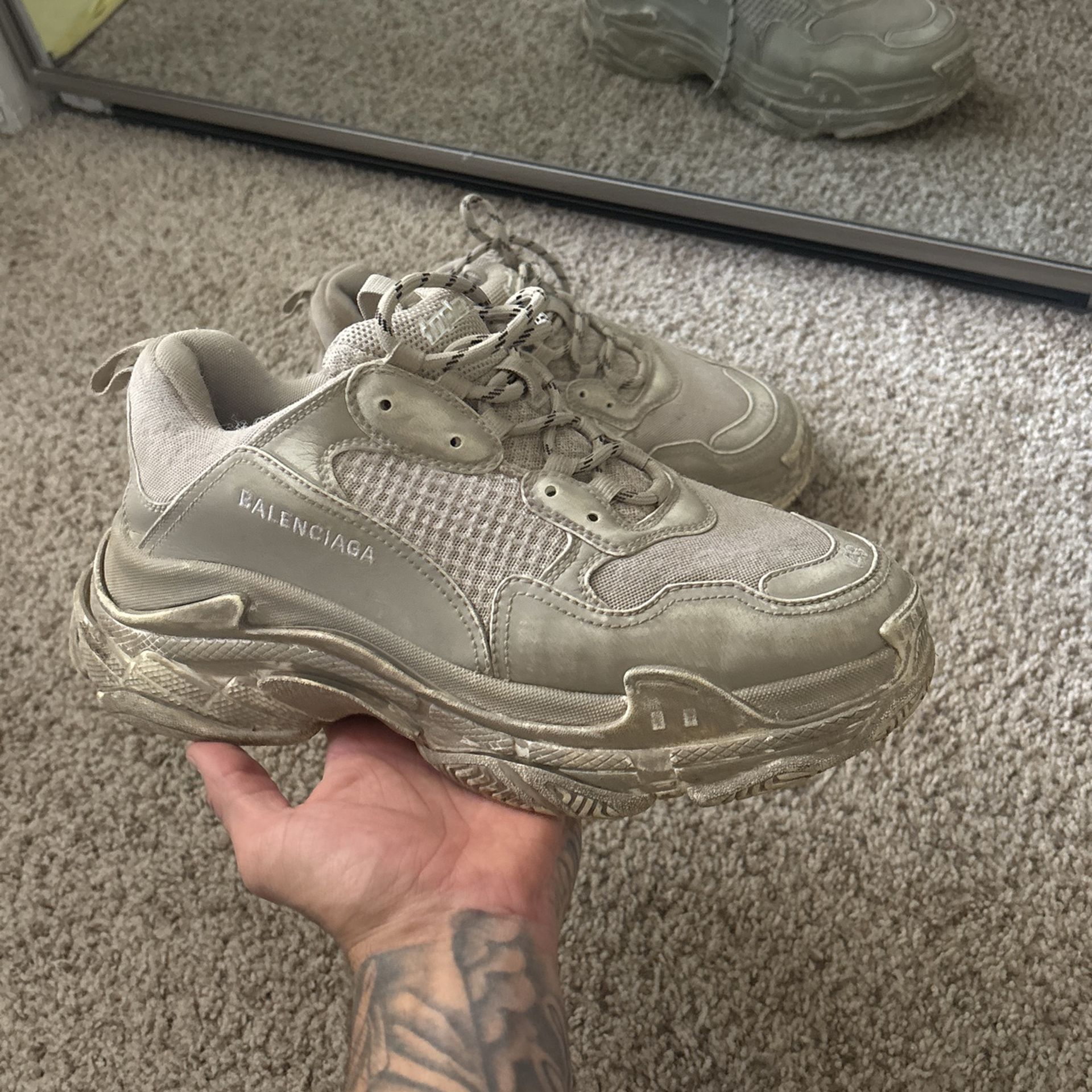 Balenciaga Triple S Faded