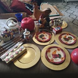 Rooster Themed Itemsplates