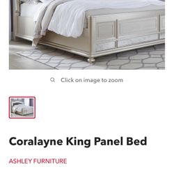 King Bed, Dresser With Mirror, Nightstand 