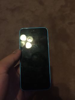 iPhone 5 c blue make offer locked