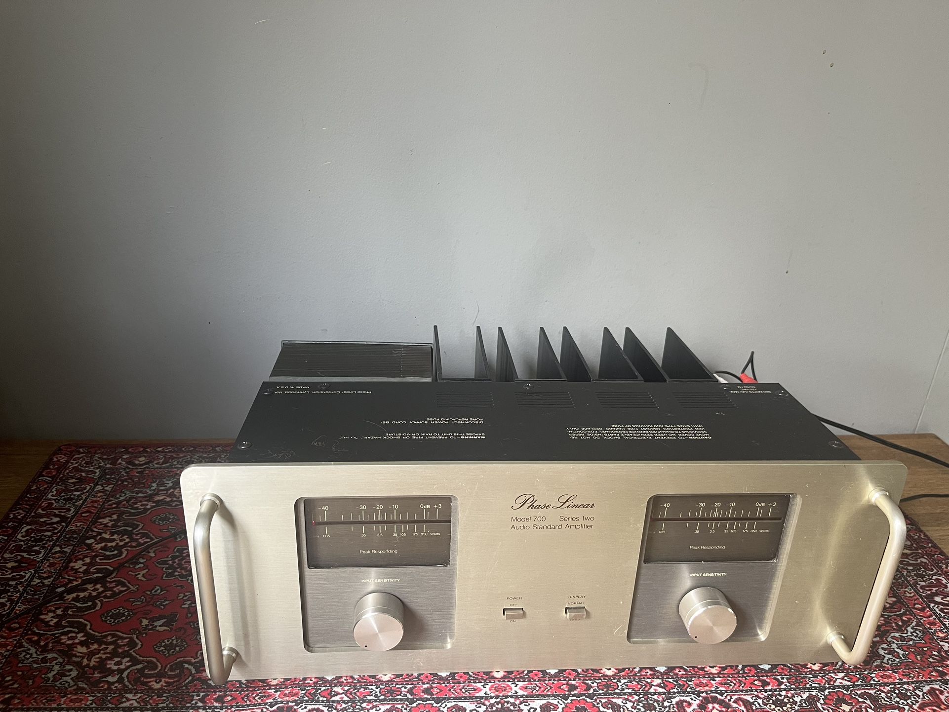Phase Linear Model 700 Series II Two Amplifier USA made