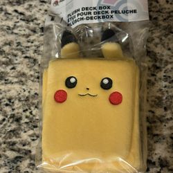 FACTORY SEALED Pokemon Center Exclusive Pikachu Plush Deck Box Case | SOLD OUT