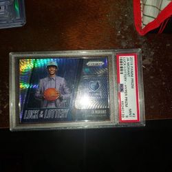 2019 Panini Prizm Basketball 🔥 JA MORANT 🔥    #2 "Luck Of The Lottery--"Hyperprizm"🔥 Pristine Condition PSA9.0 🔥 Immaculate GEM 💎 MINT CONDITION 