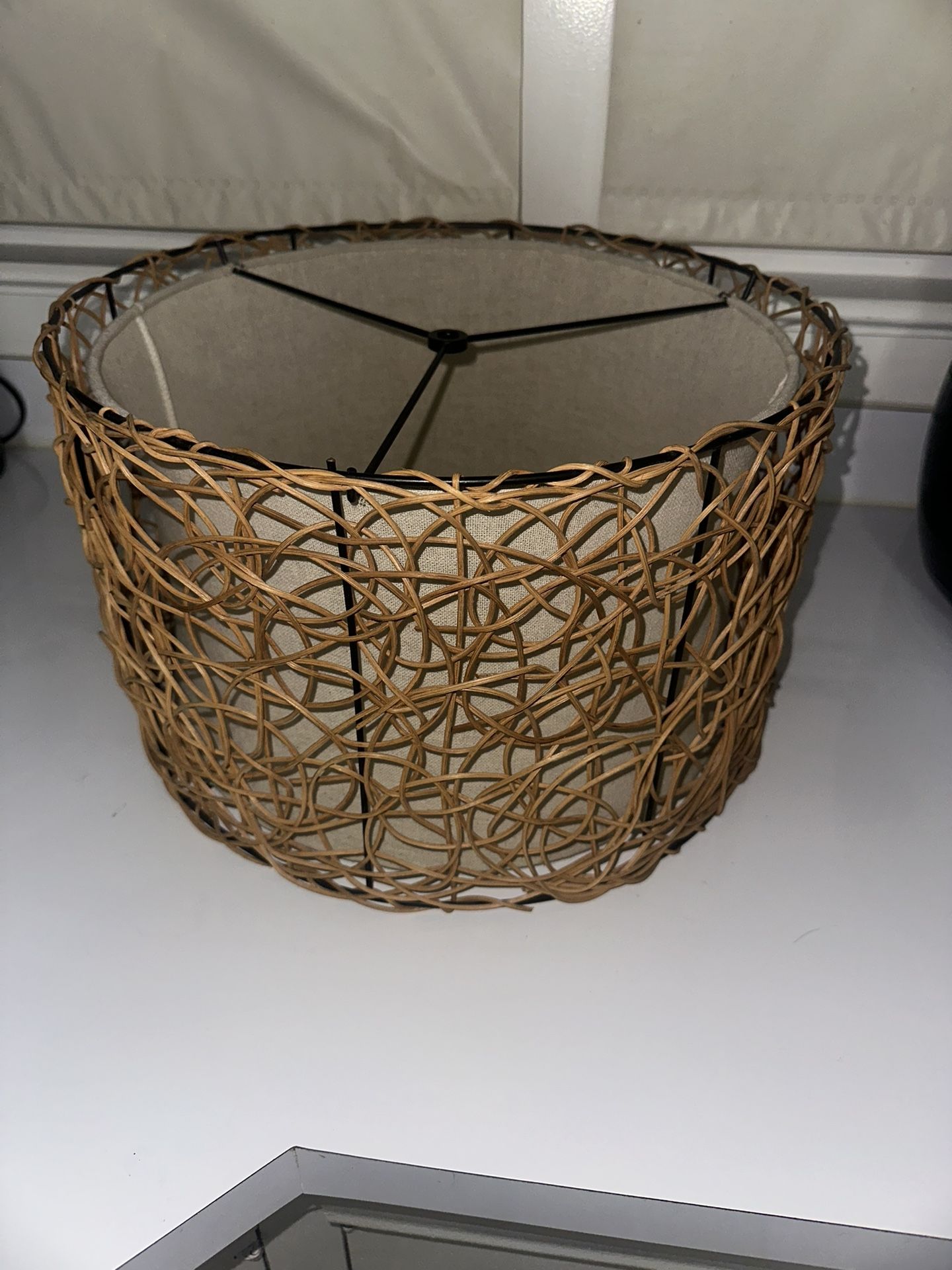 Large Woven Lampshade