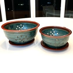 Handmade Ceramic Berry Bowls
