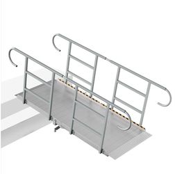 Aluminum Ramp with Handrails