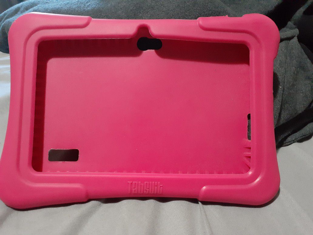 Pink Bumper Tablet Case For Children's Tablet