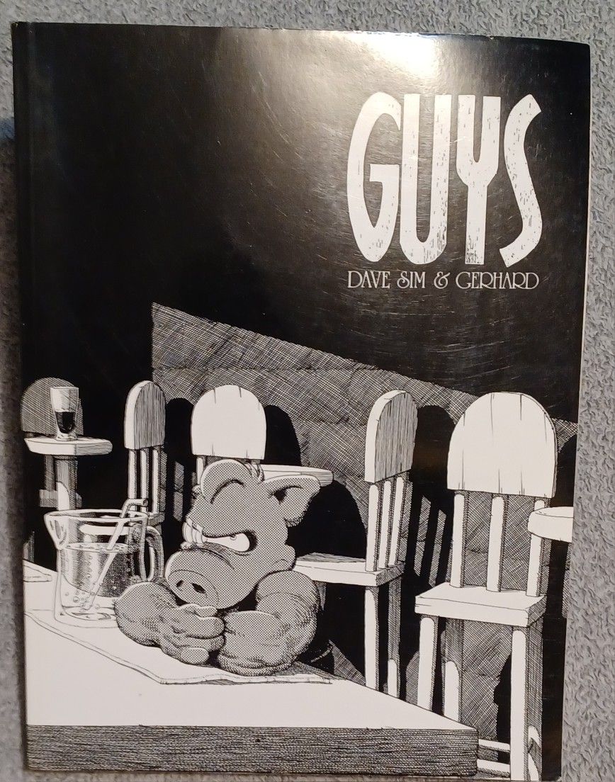Guys Paperback Cerebus Comic Book Dave Sim Gerhard Pig Character