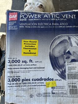 Attic power vent