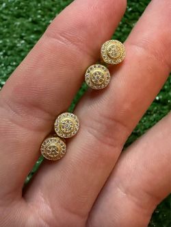 Gold Earrings Men