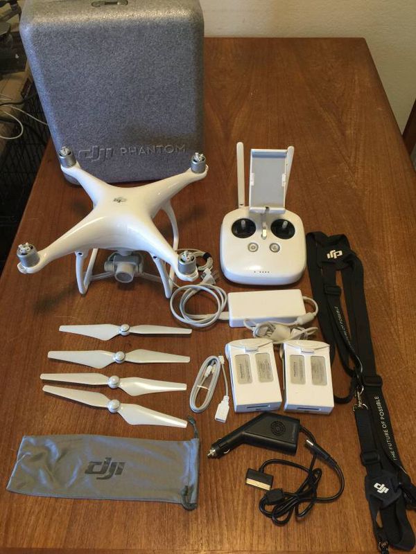 Like New DJI Phantom 4 Drone with Accessories and Carrying Case