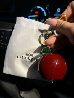 Coach Apple key chain