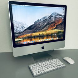 2009 24-inch iMac - WiFi - 2.66GHz Intel CPU - NVidia GPU - NEW 256GB SSD - 8GB- macOS High Sierra
