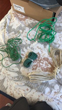 Mixed Lot of Network and Phone Cables