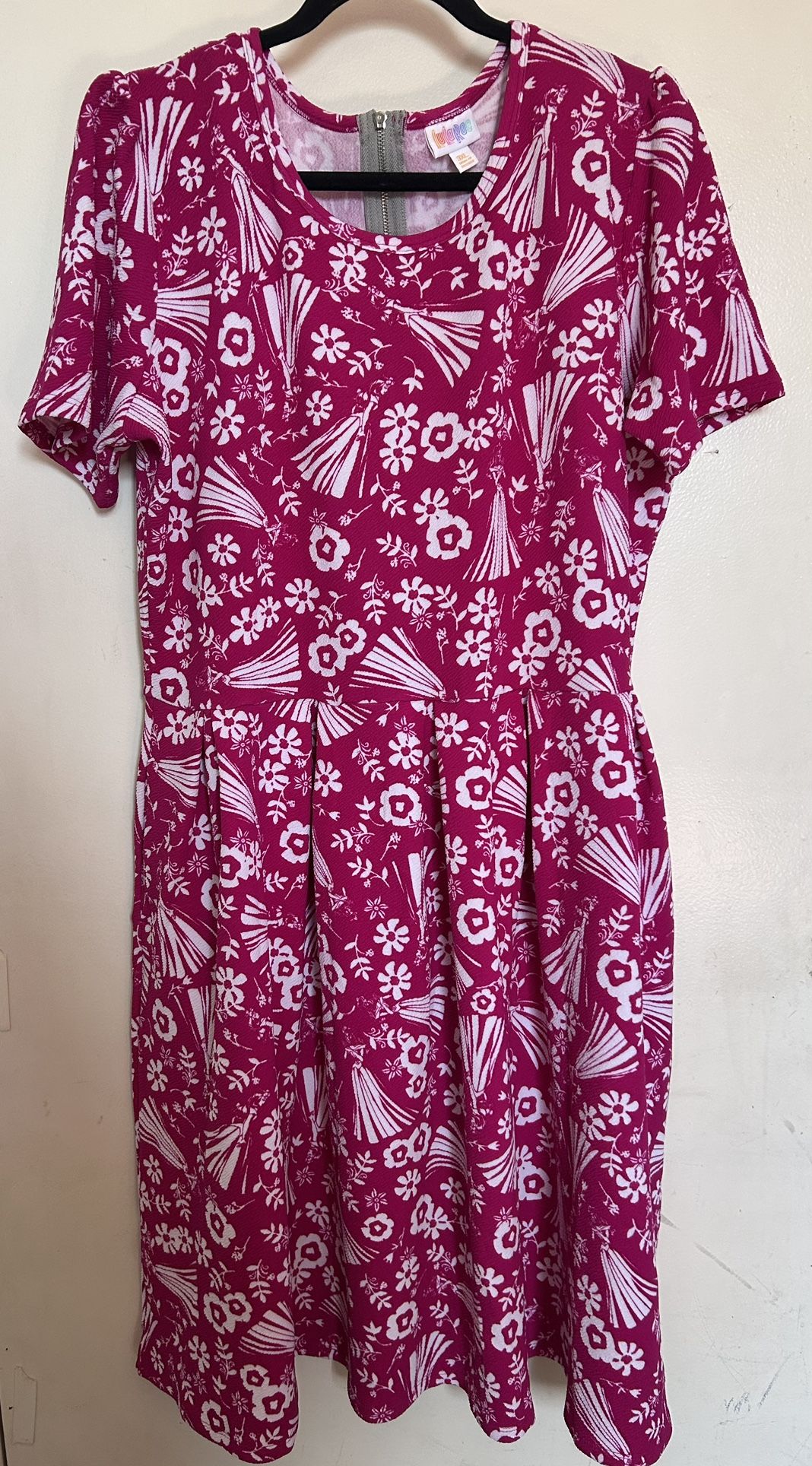 Disney Aurora Sleeping Beauty Dress Plus Size 3X LuLaRoe Amelia New Without Tags